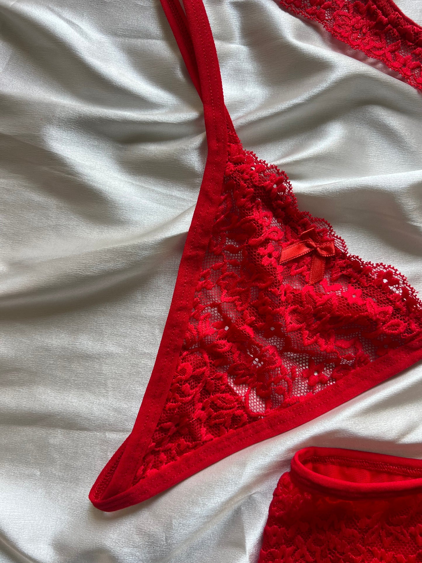 Set Leia Rojo con 02 Hilos