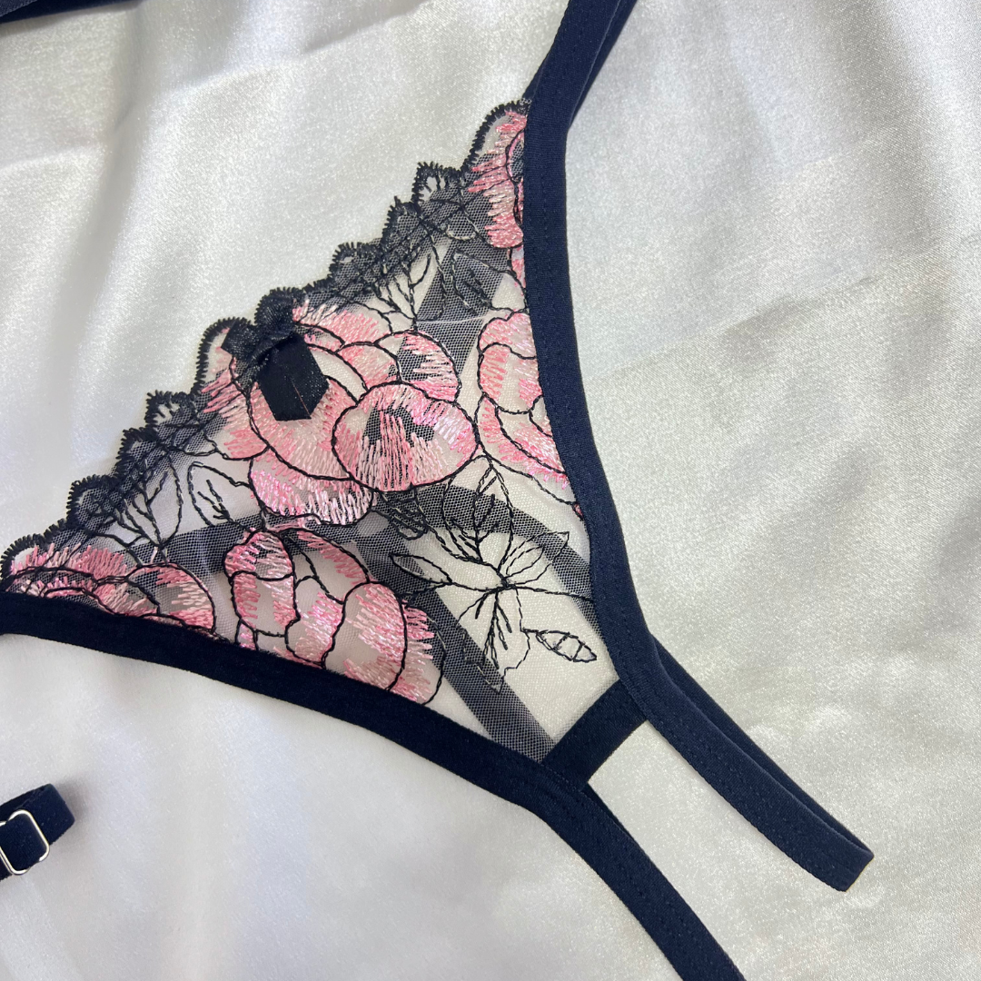 Set Balconette 2 trusas Rosa