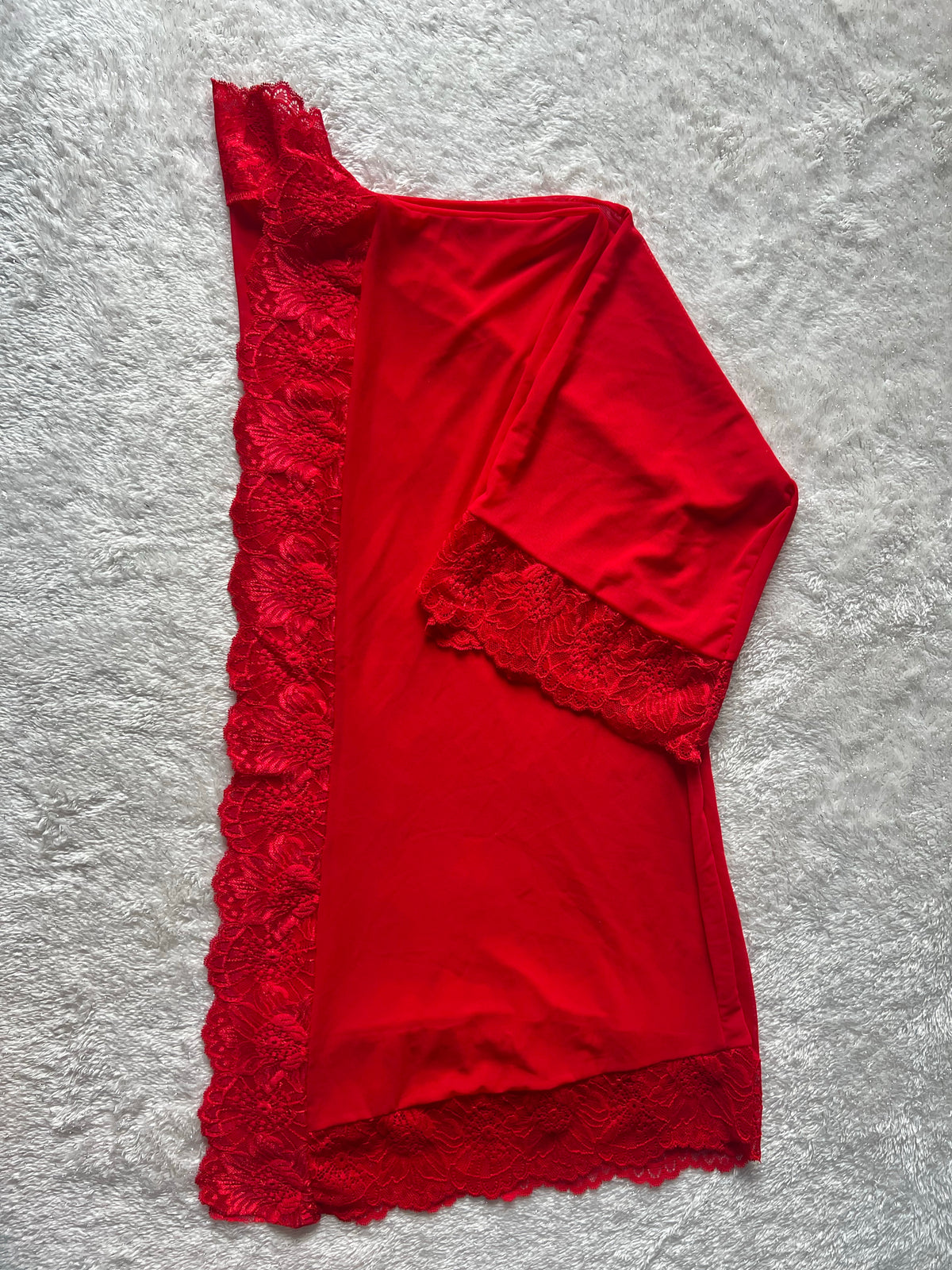 Bata de Tul Roja