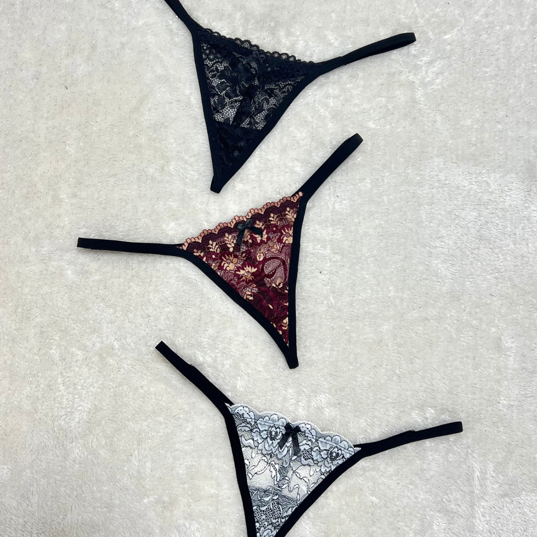 Kit 03 Semihilos Encaje