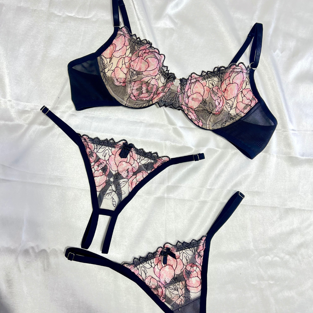 Set Balconette 2 trusas Rosa