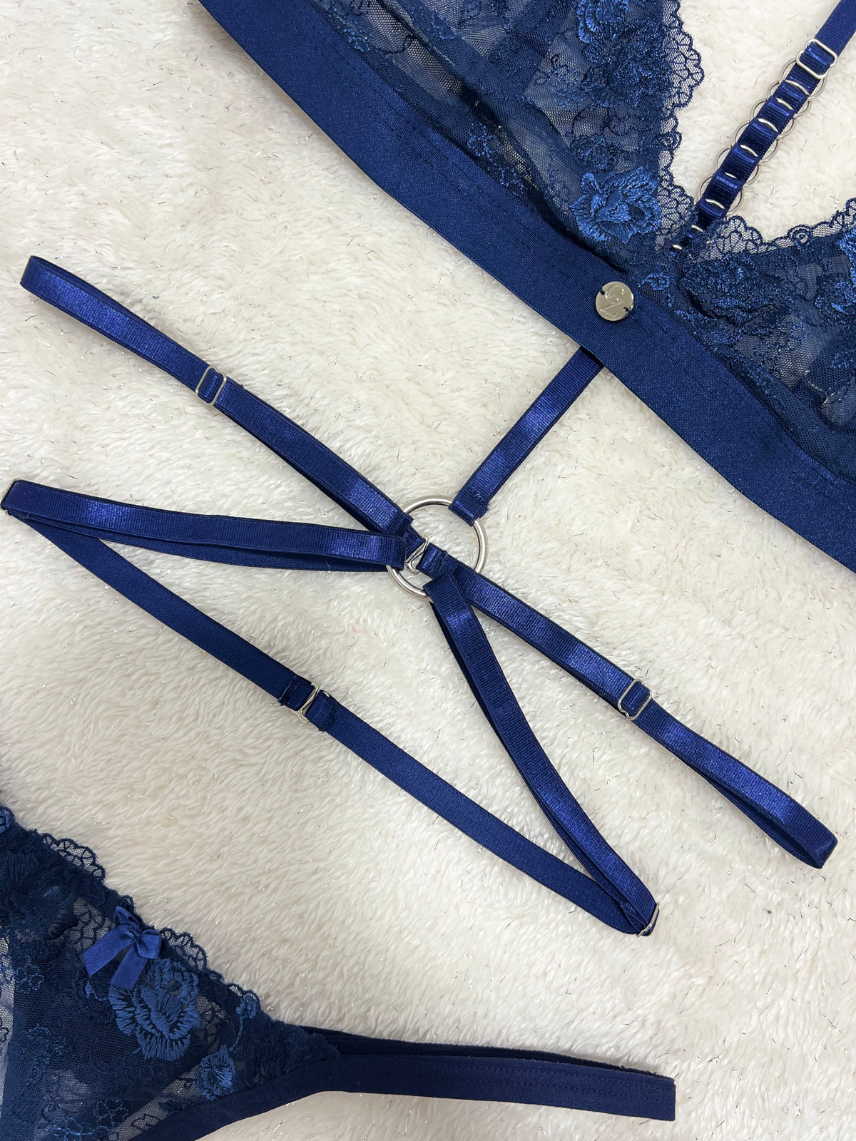 Set Simple Azul con Arnés