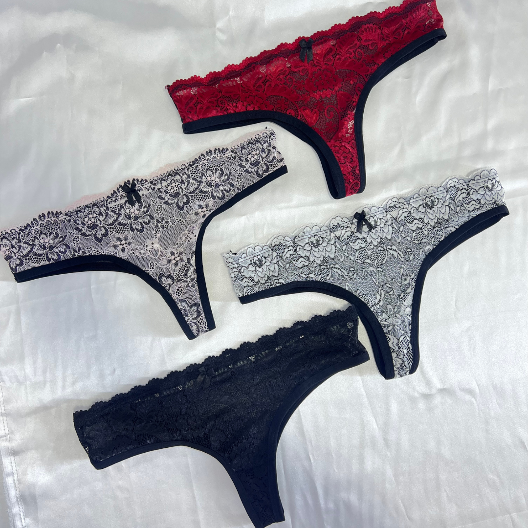 Kit 04 Semihilos Básicos Encaje