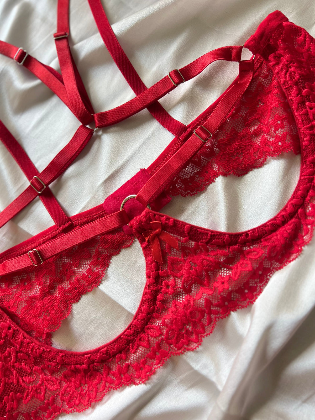 Set Leia Rojo con Falda
