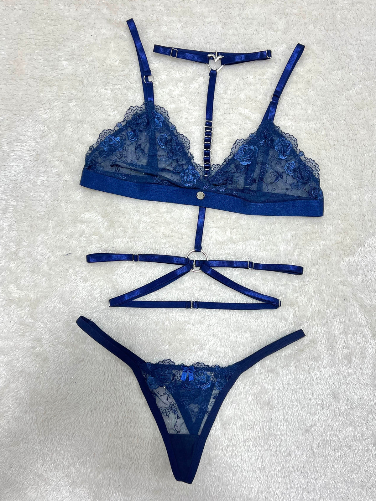 Set Simple Azul con Arnés