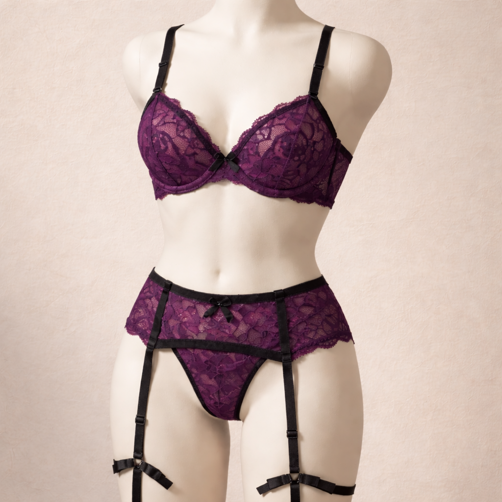Set Morado Portaligas