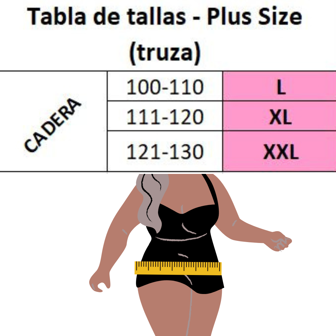 Set Plus Size Borgoña